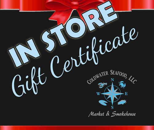 IN STORE Gift Certificate